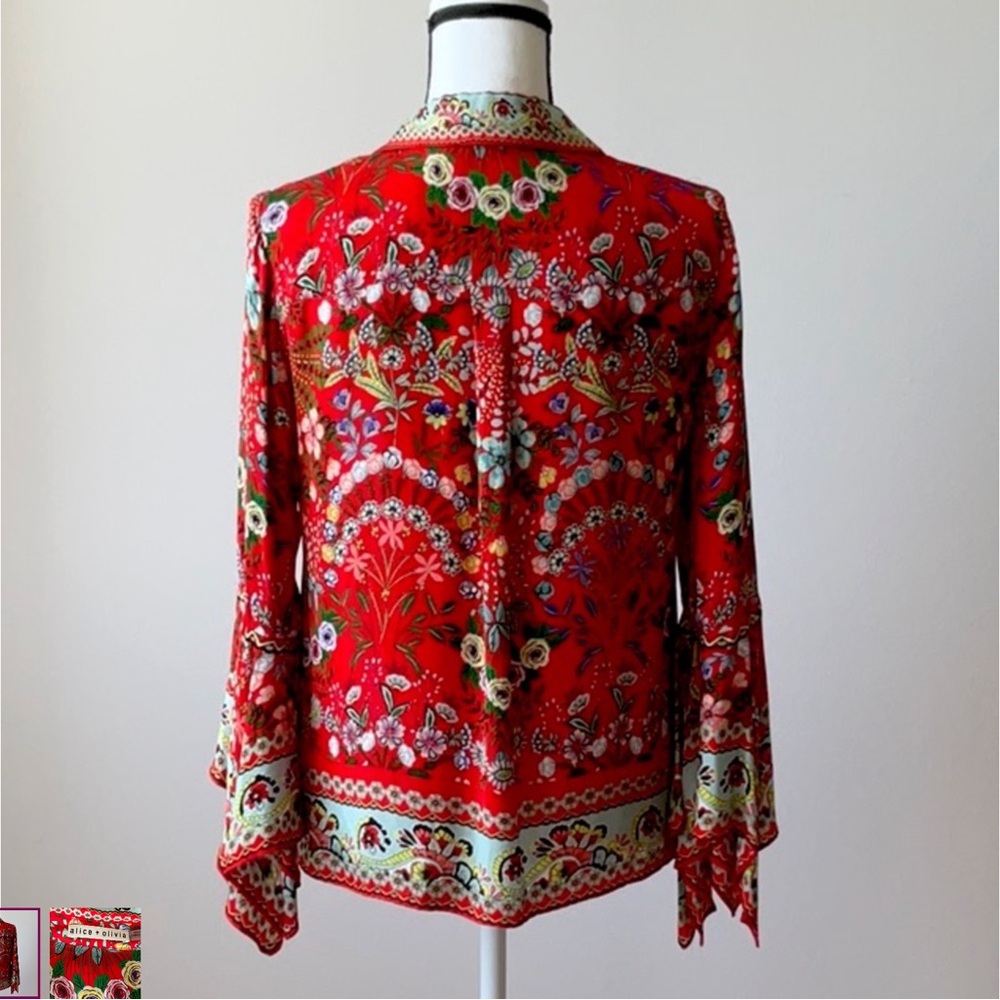 Alice + Olivia Red Floral Blouse
NWOT - Picture 2 of 4